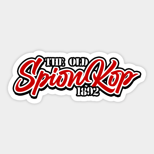 The Old spion kop Sticker by lounesartdessin